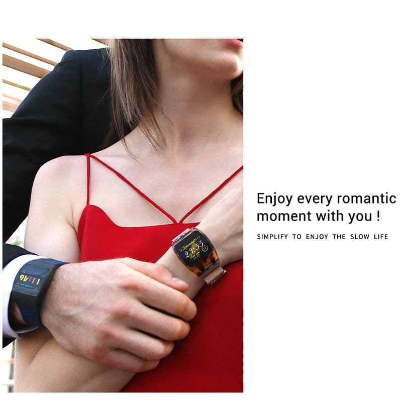 image-Smart Watch Health Monitoring Arc Glass Wristband