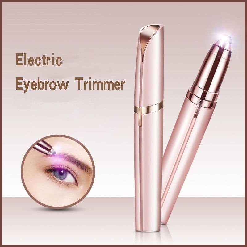 image-Rechargeable Painless Eye Brow Epilator Mini Electric Eyebrow Trimmer