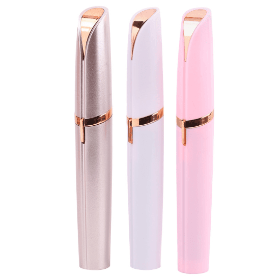 image-Rechargeable Painless Eye Brow Epilator Mini Electric Eyebrow Trimmer
