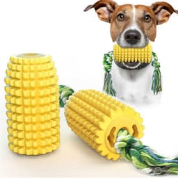 image-Pet Toothbrush Corn Stick Pet Dog Chew Bite Toys