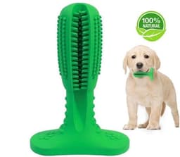image-Natural Rubber Bite Resistant Dog Toothbrush Toy