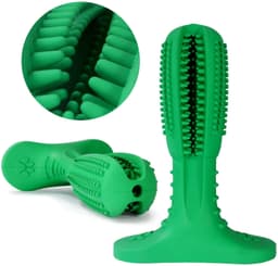 image-Natural Rubber Bite Resistant Dog Toothbrush Toy
