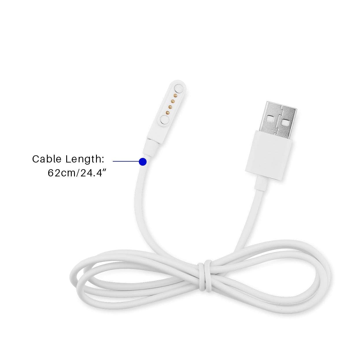 image-Magnetic Charger Cable Cord USB 2.0 Male to 4 Pin