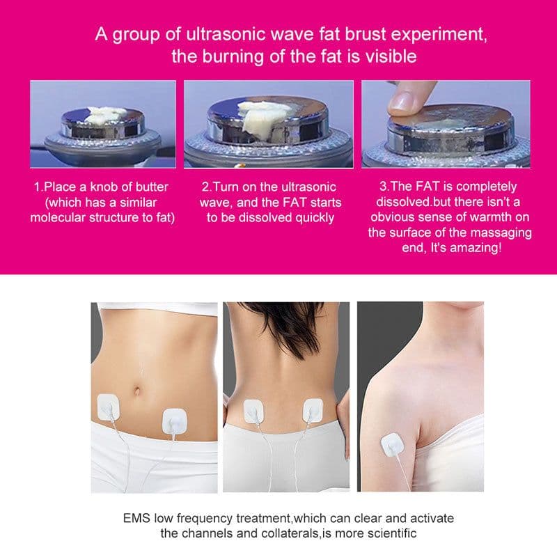 image-Face Body Lift Ultrasound Body Slimming Massager