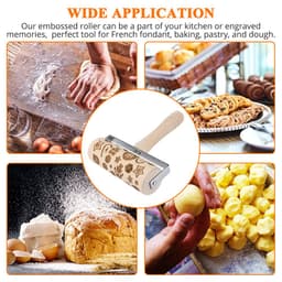 image-Christmas Wooden Rolling Pins Cookies