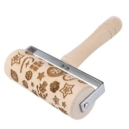 image-Christmas Wooden Rolling Pins Cookies