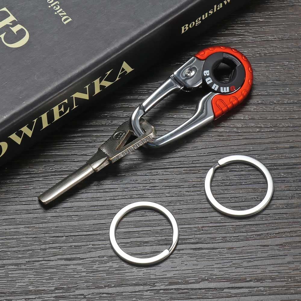 image-Manual Metal Inlay Keychain Car Key Chain Key Ring