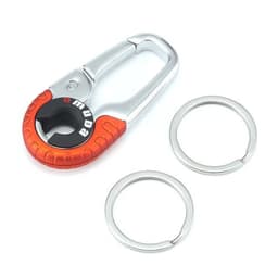 image-Manual Metal Inlay Keychain Car Key Chain Key Ring