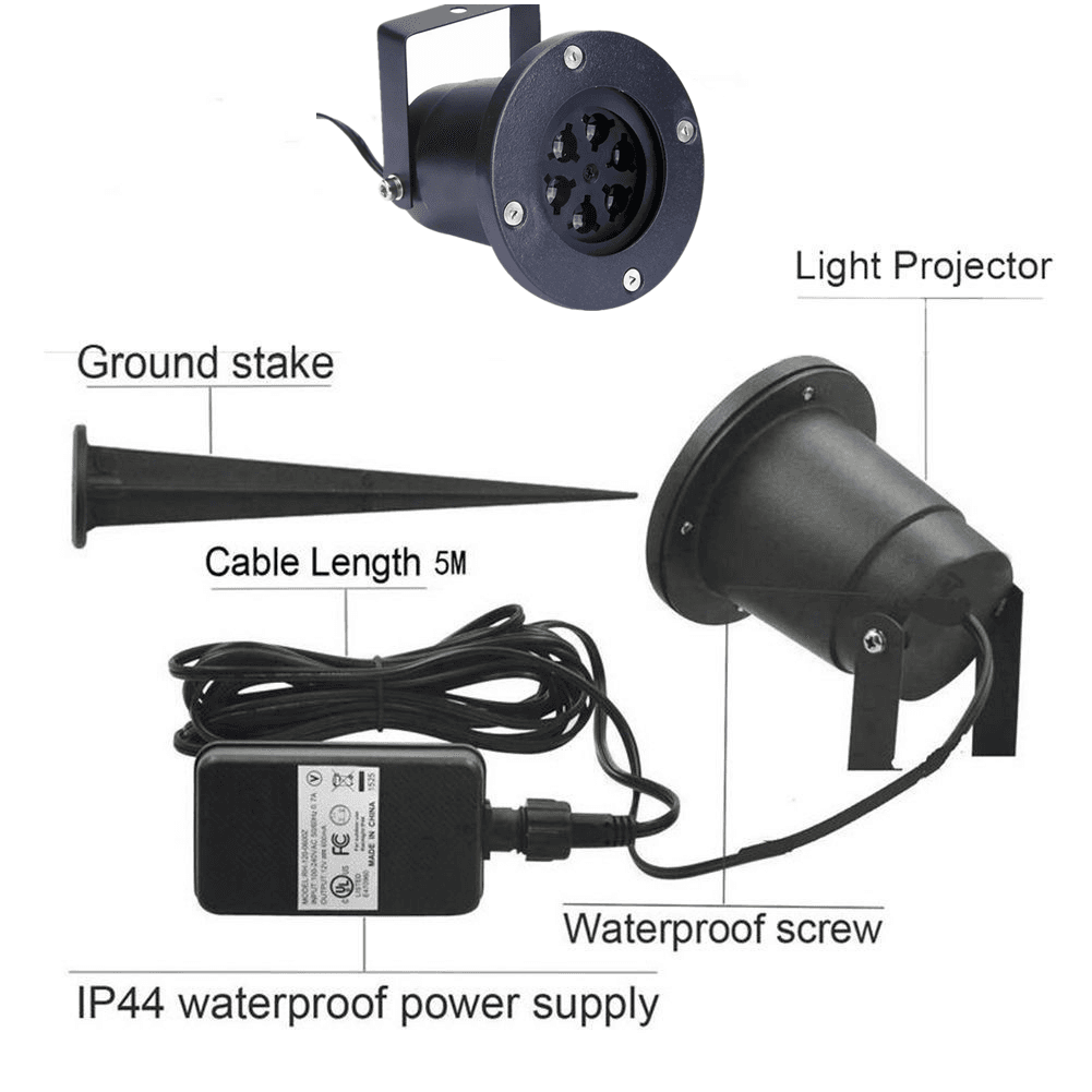 image-Laser Projector LED Lights Outdoor Xmas Landscape
