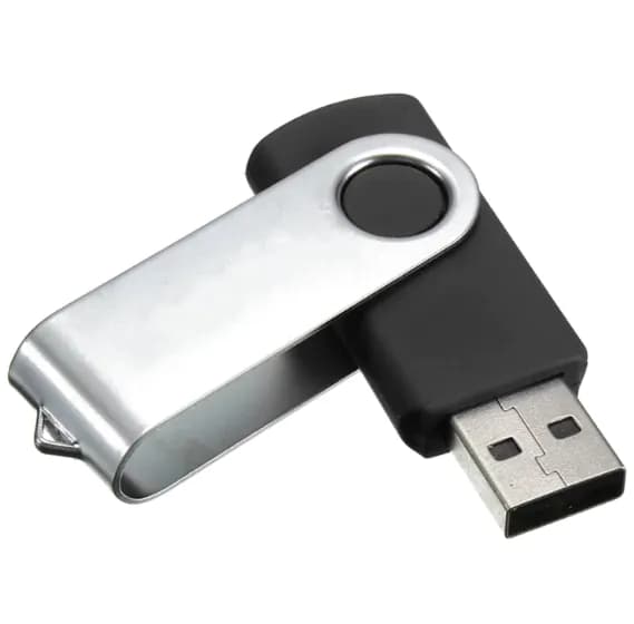 image-Fast Speed USB 3.0 Swivel Pendrive USB flash drive 16GB -Black