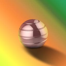 image-Novelty Decompression Gyroscope Toy Rose Gold