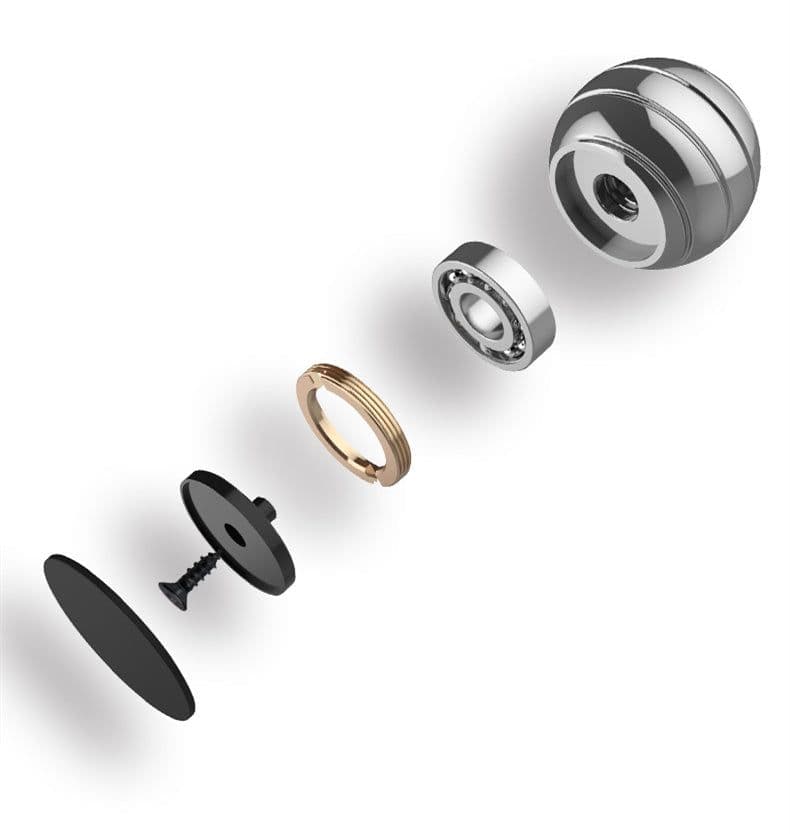 image-Novelty Decompression Gyroscope Toy Rose Gold