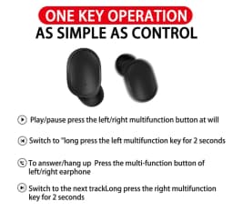 image-Bluetooth V5.0 Airdots Bluetooth Wireless Headphones TWS Earphones
