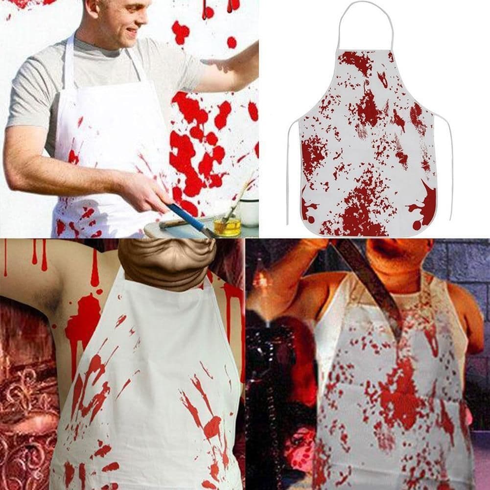 image-Halloween Adult Bloody Butcher Role Play Dress