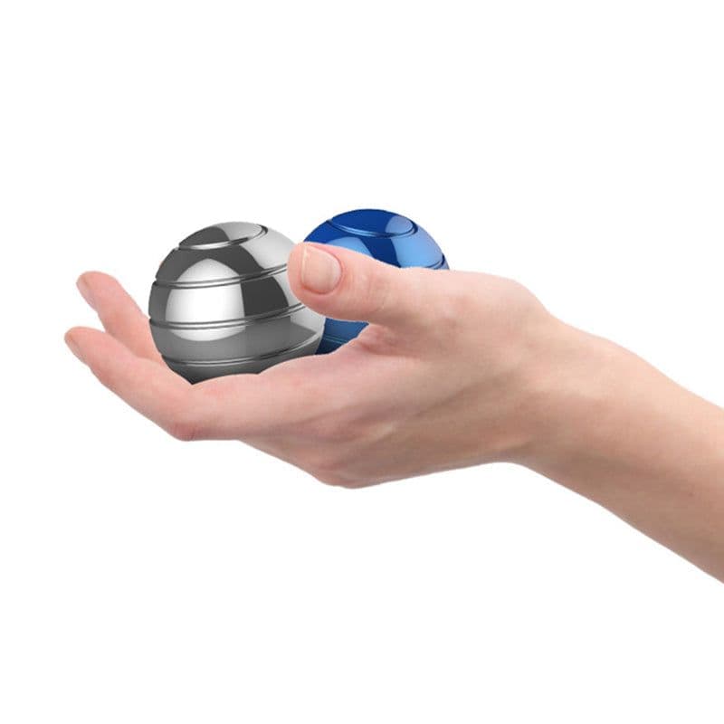 image-Decompression Gyroscope Desktop Toy 45mm Rose gold