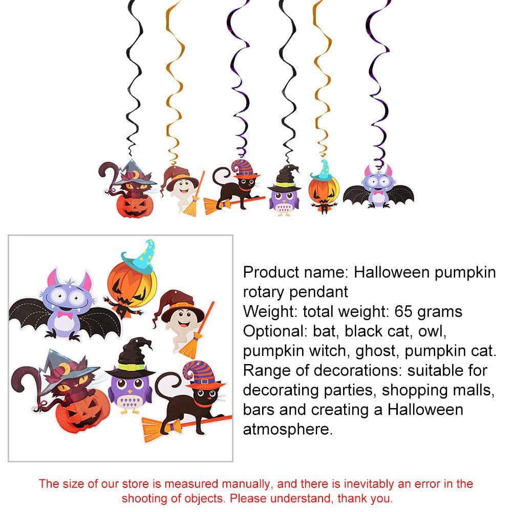 image-Halloween Party Hanging Swirl Decoration