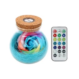 image-LED RGB Flower Lamp Desk light Xmas Gift Blue