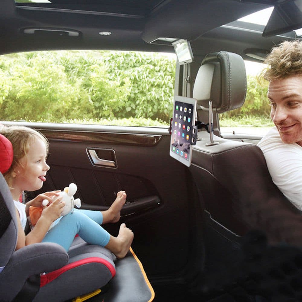 image-Rotation Car Rear Pillow Phone Holder Tablet Stand