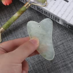 image-Natural Jade Facial Skin Massager Massage Roller