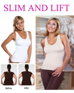 image-Women's Tummy Control Shape Wear Tank Tops L