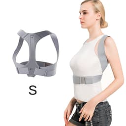 image-Adjustable Back Support Strap Posture Corrector