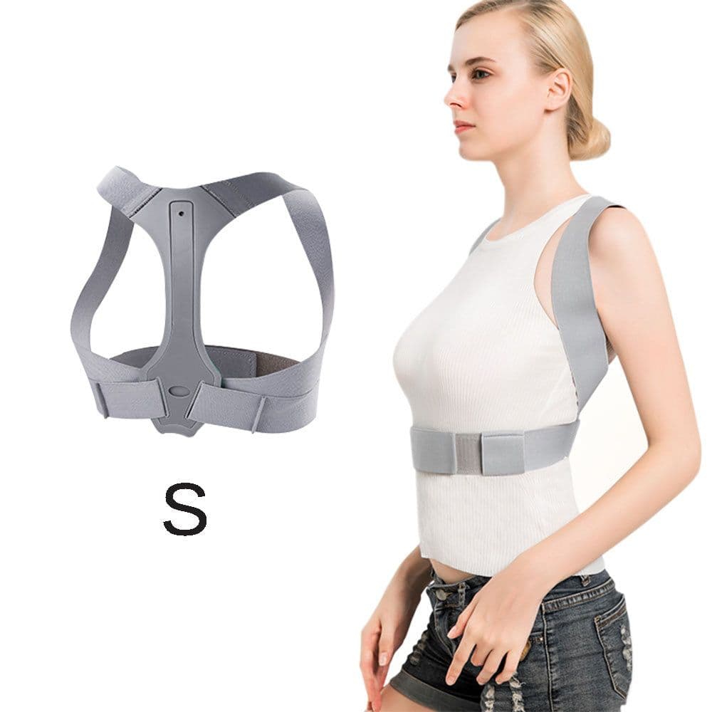 image-Adjustable Back Support Strap Posture Corrector