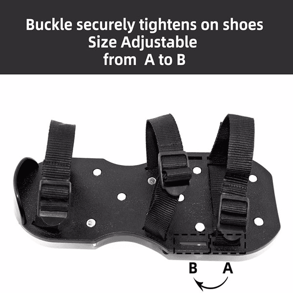 image-Lawn Aerator Shoes Spiked Aerating Sandals Nonslip Gardening Shoes