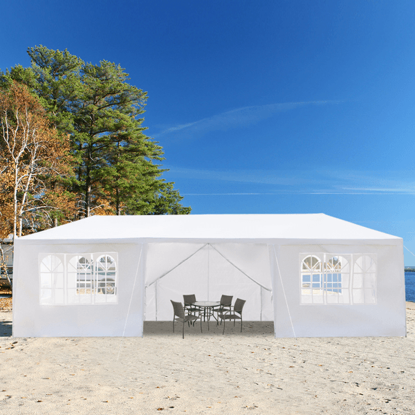 image-10'x30' Outdoor Party Tent with 8 Removable Sidewalls
