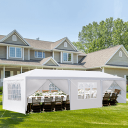 image-10'x30' Outdoor Party Tent with 8 Removable Sidewalls