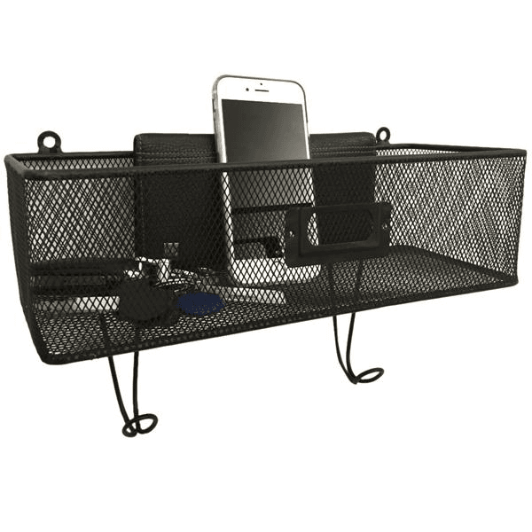 image-Wall Mount Mail and Key Holder Rack Pocket