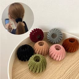 image-Fashion Women Bun Hair Claw Horsetail Buckle Bird Nest Hair Clip