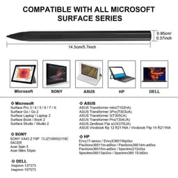image-4096 Pressure Stylus Pen For Surface Pro 5 6 7 Go Book Laptop