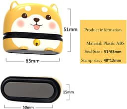 image-Cute Cartoon Children Seal Student Name Stamp Custom Name Seal