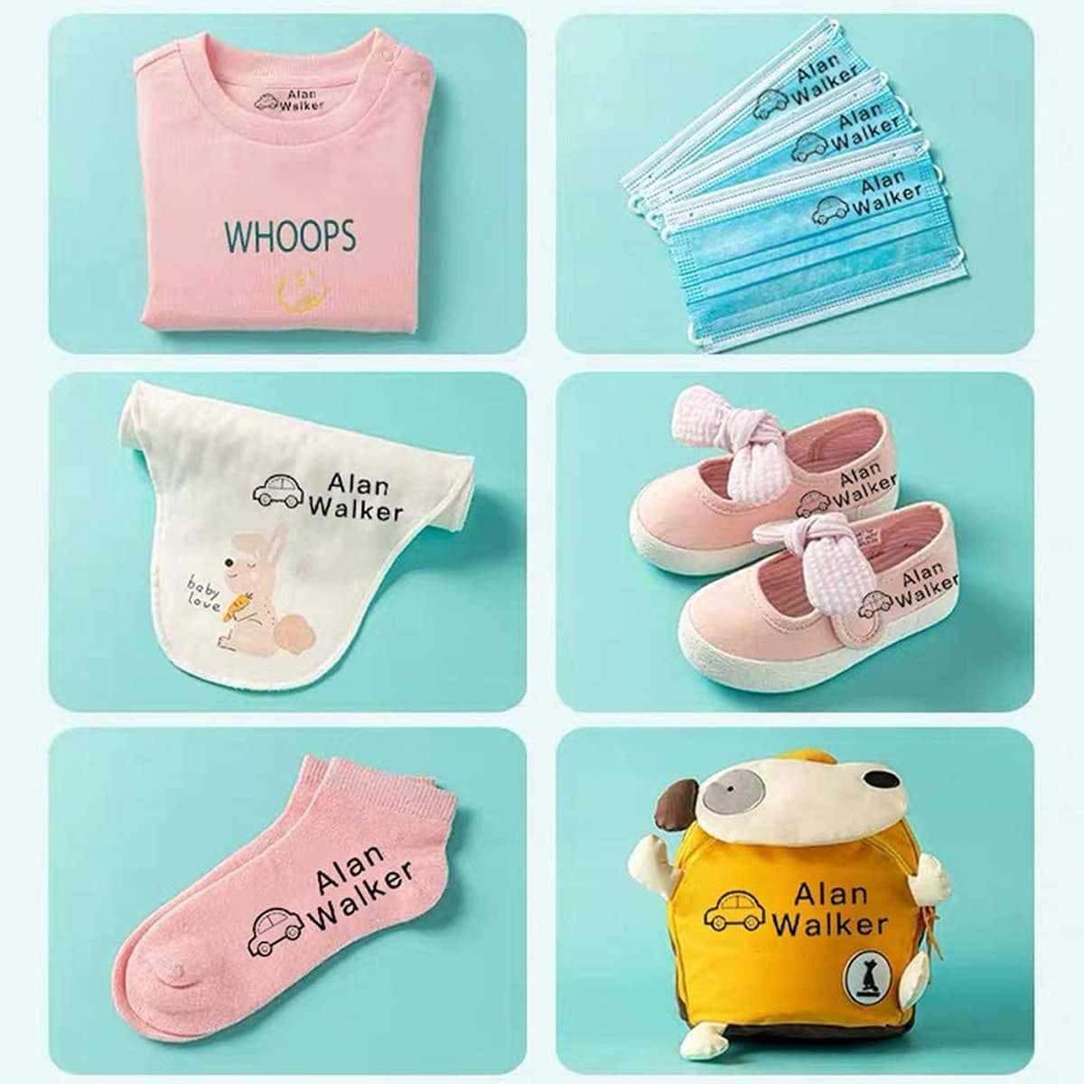 image-Cute Cartoon Children Seal Student Name Stamp Custom Name Seal