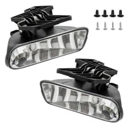 image-Fog Lights Left Right & 881 Bulbs for 99-02 GMC Sierra 00-06 Yukon