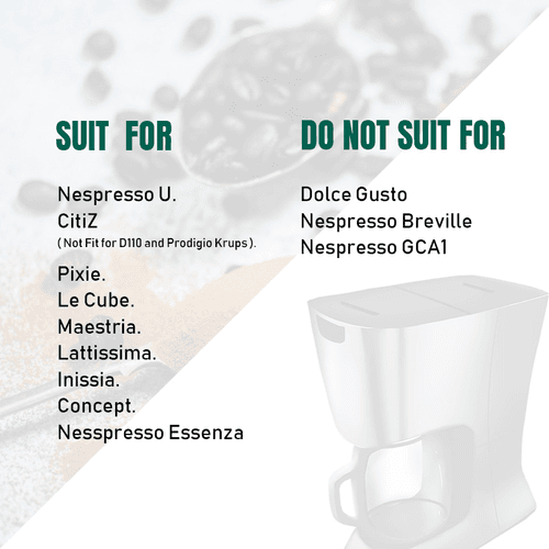 image-Reusable Coffee Capsule Stainless Steel Espresso Cup Filter