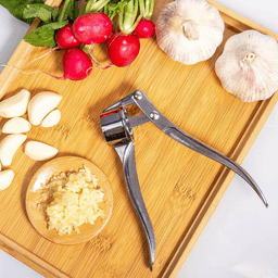 image-Garlic Press Crusher Mincer Chopper Peeler Squeeze Ginger