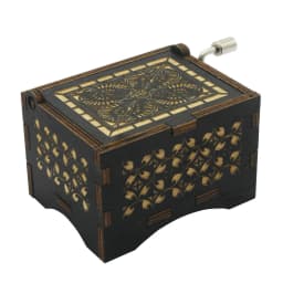 image-You are My Sunshine Hand Crank Wooden Music Box