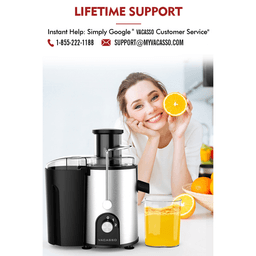 image-2 Speeds 400W Centrifugal Juicer Extractor with Wide Mouth