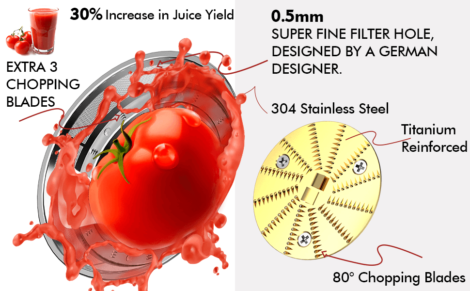 image-2 Speeds 400W Centrifugal Juicer Extractor with Wide Mouth