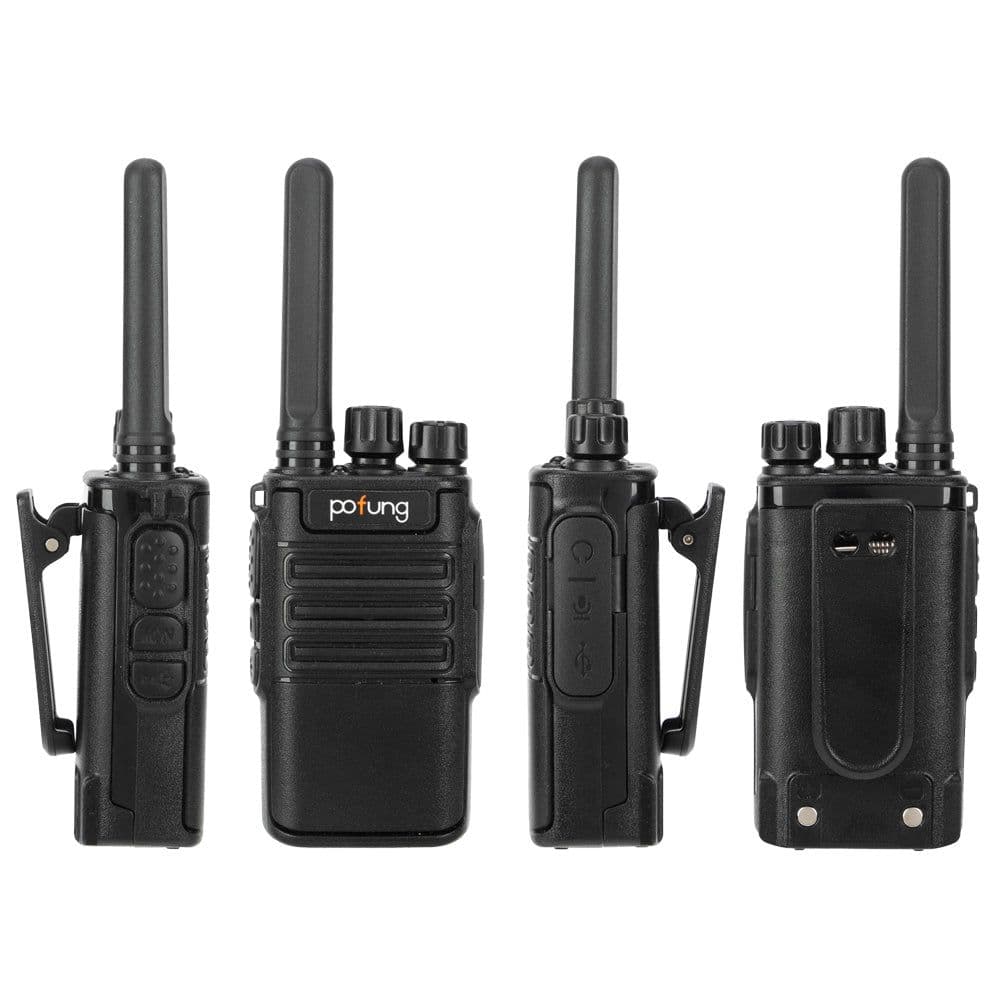 image-Pofung 2pcs 2W 1500mAh 16-Channel Walkie-Talkie