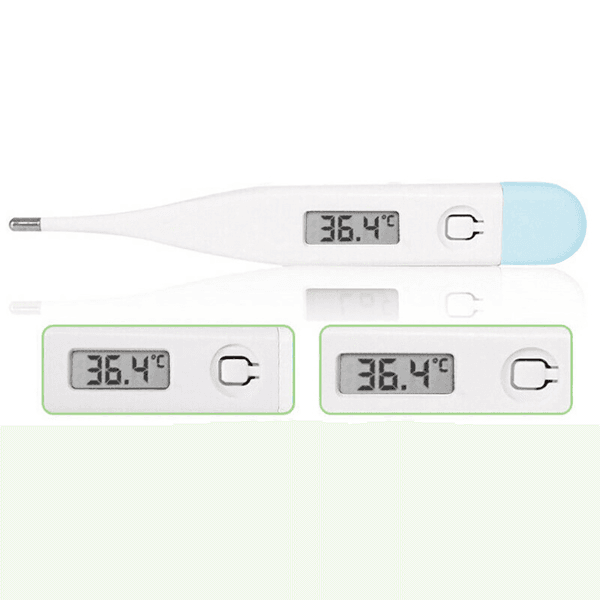 image-Digital LCD Thermometer Medical Baby Adult Body Mouth Temperaturer