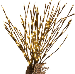 image-20LED Branch Lamp Fairy String Light Tree Twig Floral Flower