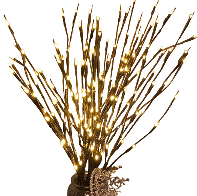 image-20LED Branch Lamp Fairy String Light Tree Twig Floral Flower