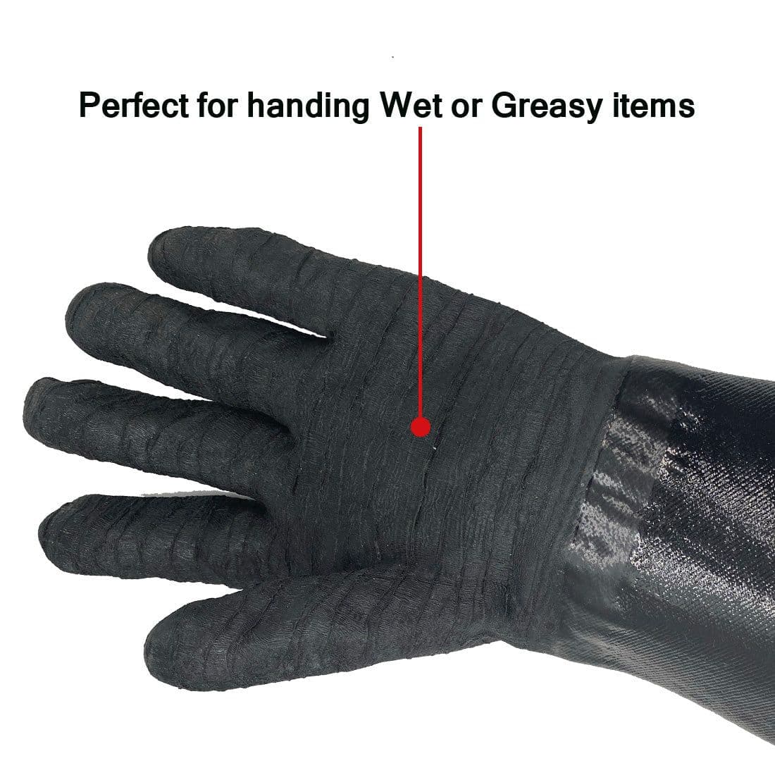 image-14 "932 ° F Barbecue Gloves And 18" 3-Wire Barbecue Brush Set