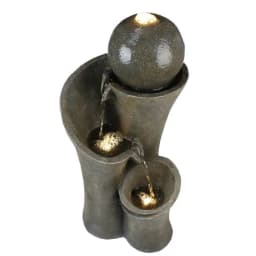 image-24inches Outdoor Waterfall Garden Fountain