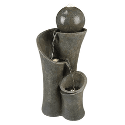 image-24inches Outdoor Waterfall Garden Fountain