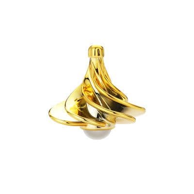 image-Wind Power Spinner Anti-Stress Desk Toys Gold