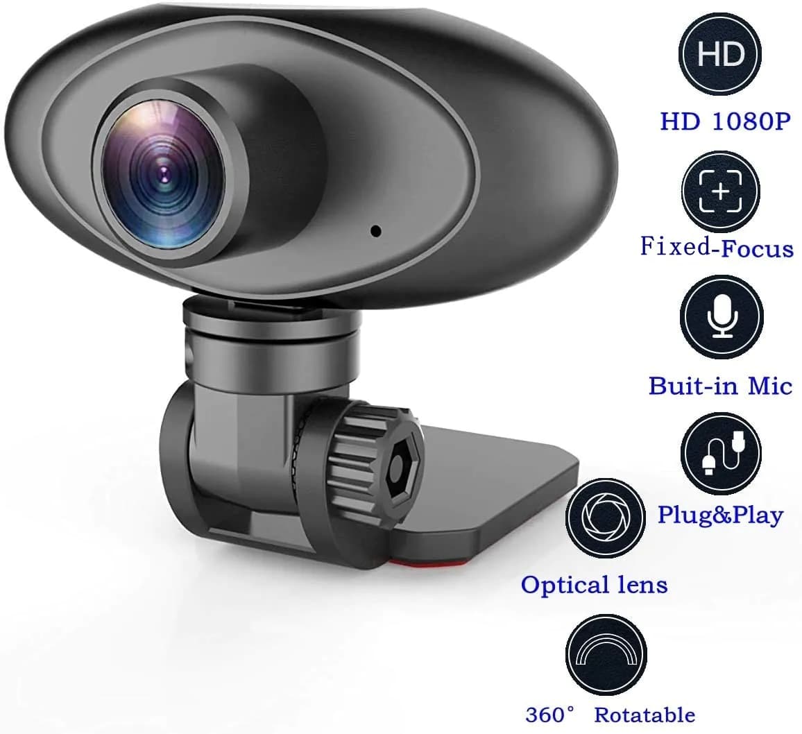 image-HD 1080P Webcam Noise Reducing USB Computer Desktop Camera
