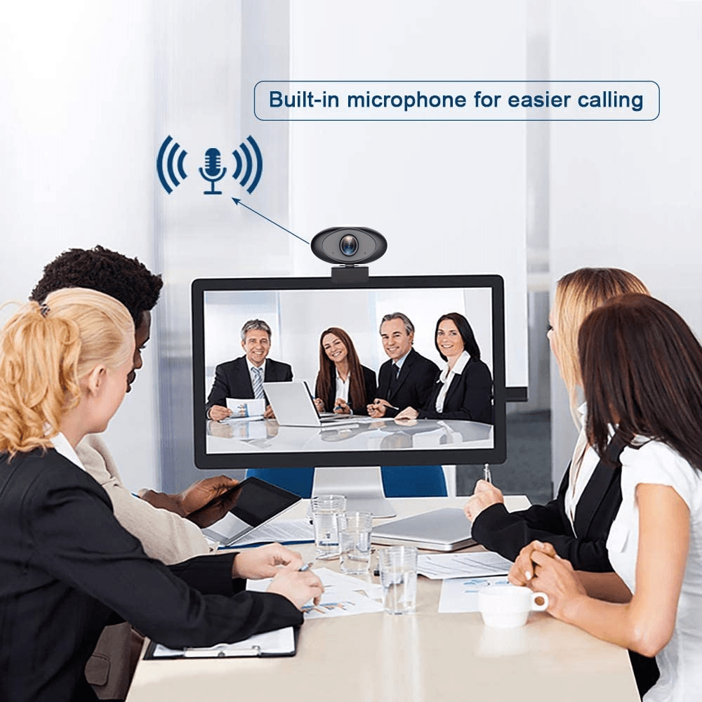 image-HD 1080P Webcam Noise Reducing USB Computer Desktop Camera